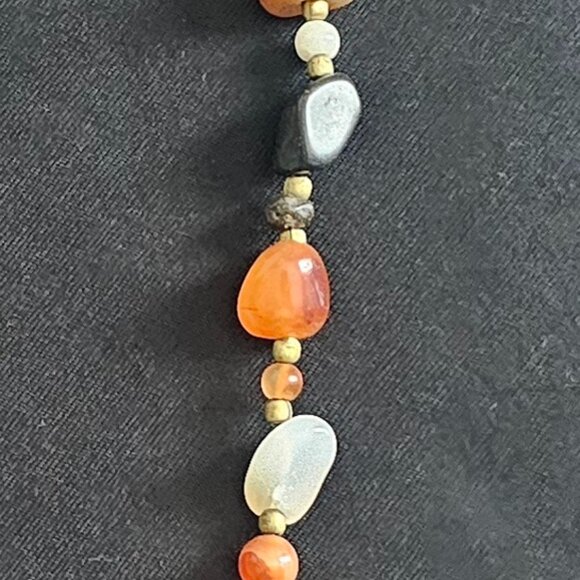 Multicolor Gemstones Beaded Necklace - Picture 7 of 12